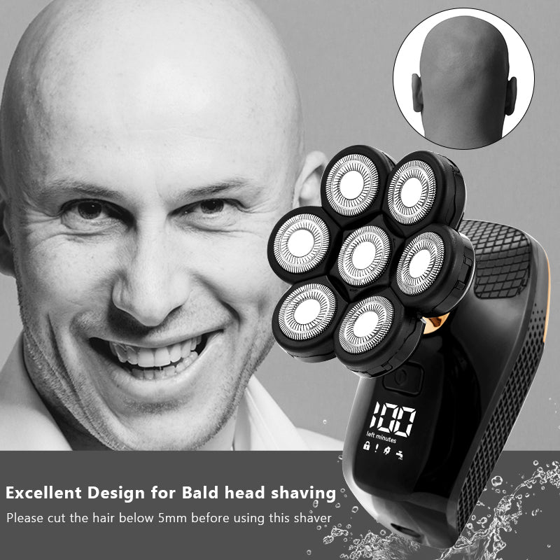 Vablee™ 7D Bald Shaver Kit Pro Advanced Electric Razor for Effortless Head Shaving