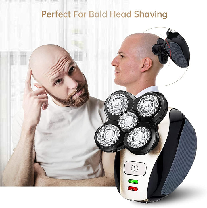 Vablee™ 4D Bald Shaver Kit - Get the closest shave of your life, without requiring multiple passes over the skin! Our five-blade technology allows up to 50% more hairs cut in a single stroke.