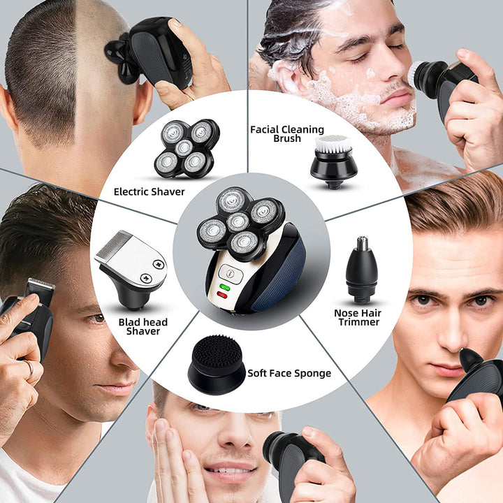 Vablee™ 4D Bald Shaver Kit - Get the closest shave of your life, without requiring multiple passes over the skin! Our five-blade technology allows up to 50% more hairs cut in a single stroke.