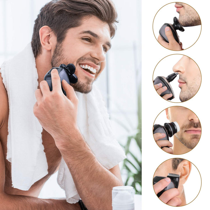 Vablee™ 4D Bald Shaver Kit - Get the closest shave of your life, without requiring multiple passes over the skin! Our five-blade technology allows up to 50% more hairs cut in a single stroke.